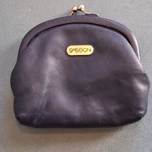 80s/90s SASSON Deep Blue Coin Purse
